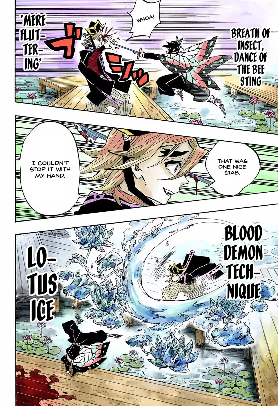 Demon Slayer Infinity Castle Colored Manga, chapter 141, page 14