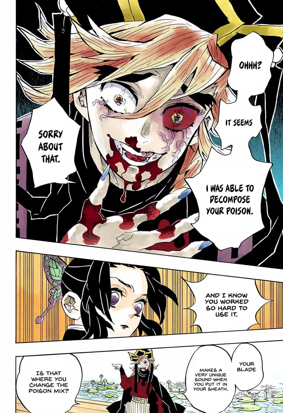 Demon Slayer Infinity Castle Colored Manga, chapter 141, page 18