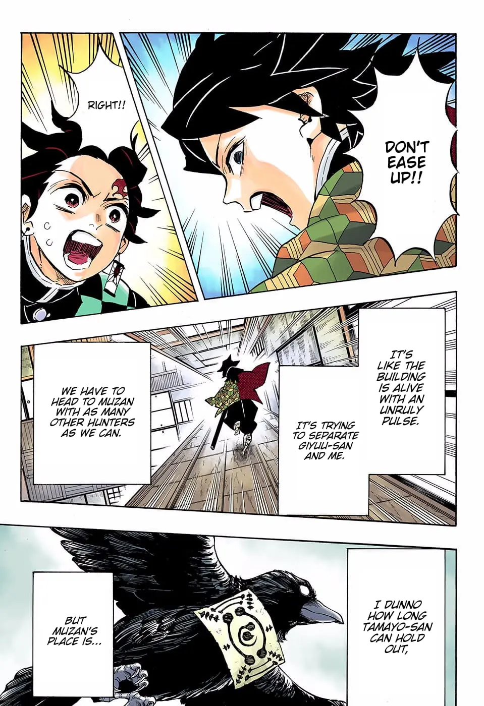 Demon Slayer Infinity Castle Colored Manga, chapter 144, page 3