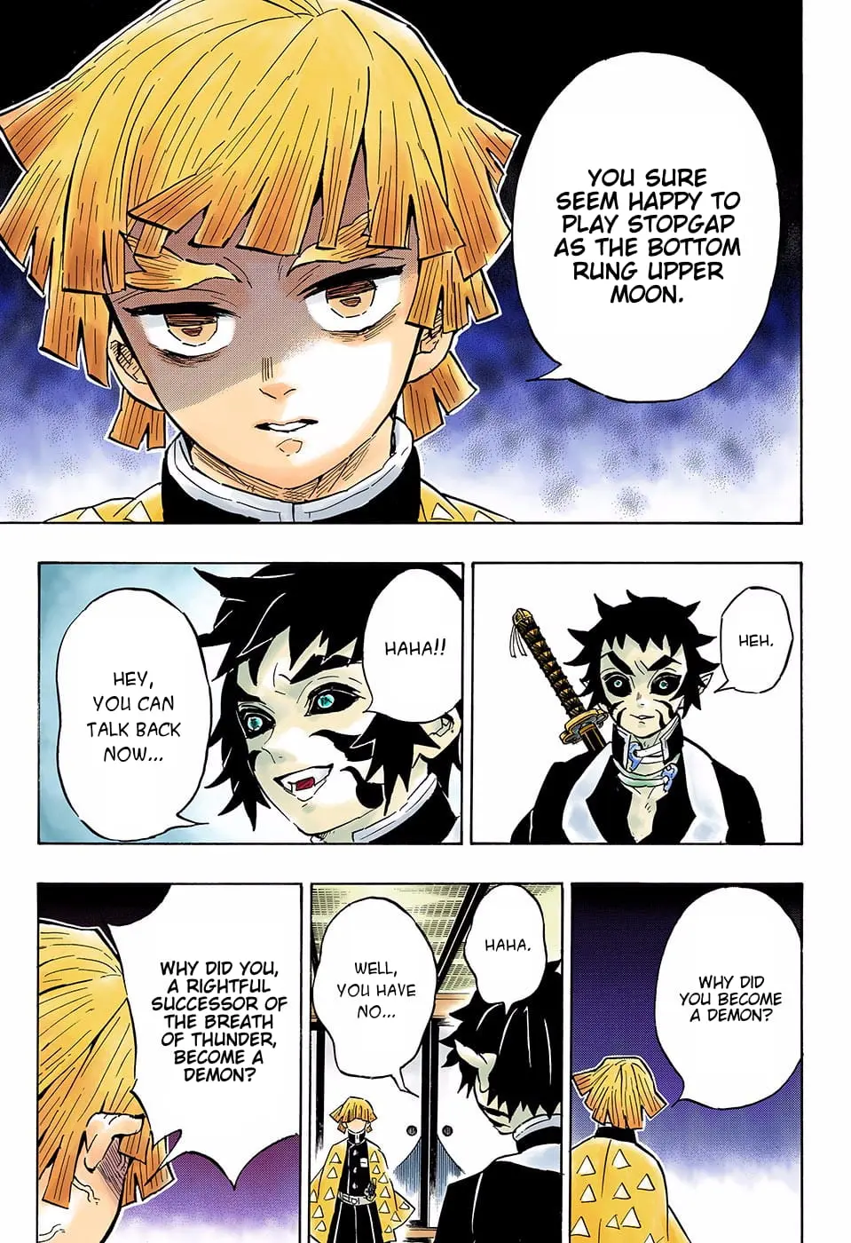 Demon Slayer Infinity Castle Colored Manga, chapter 144, page 11