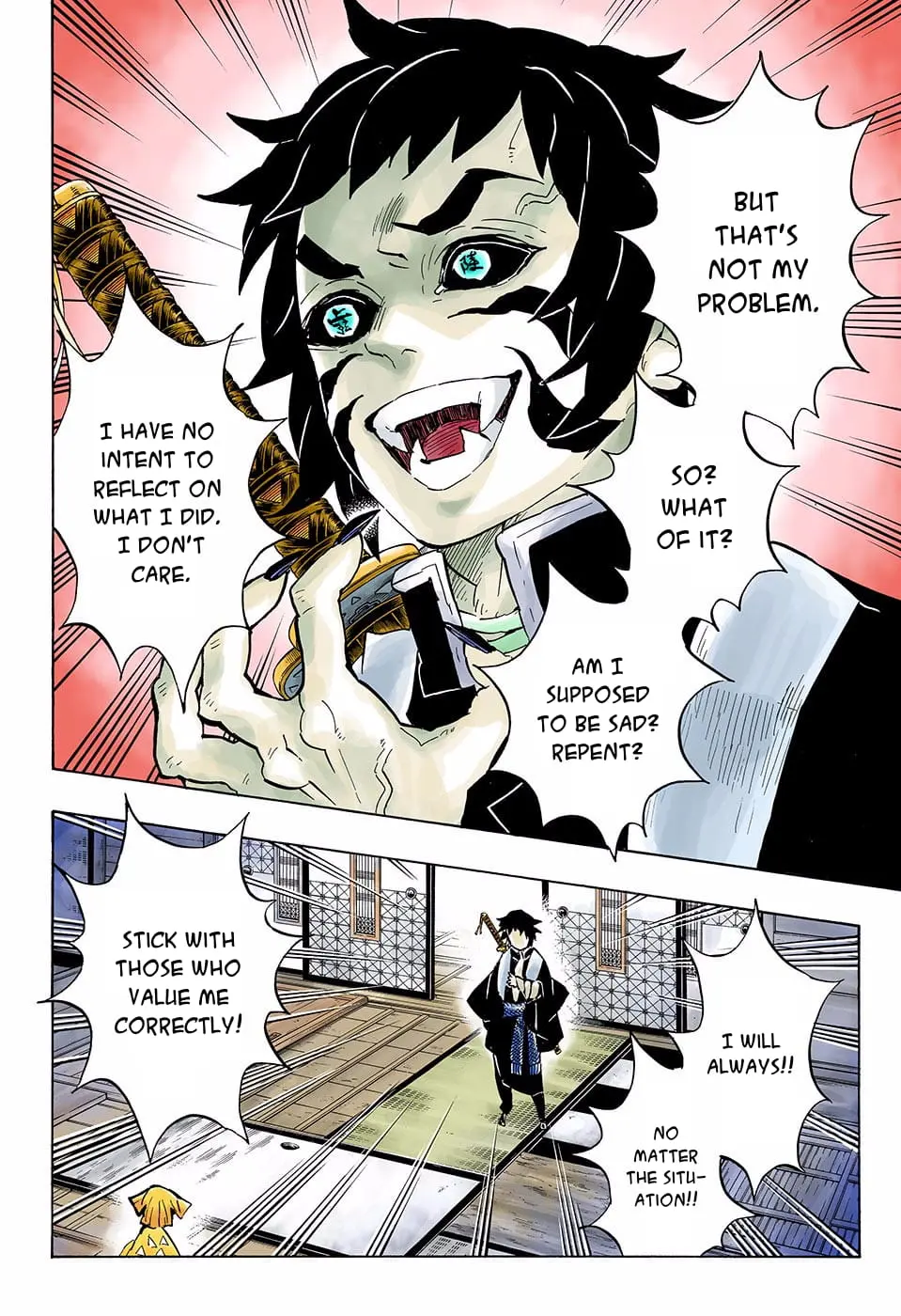 Demon Slayer Infinity Castle Colored Manga, chapter 144, page 14