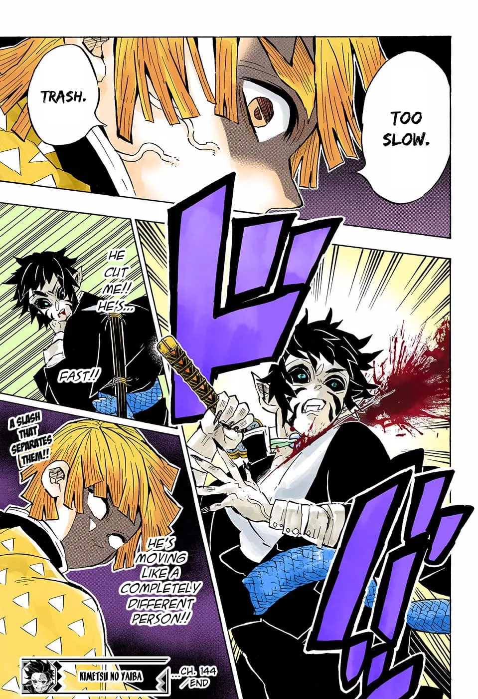 Demon Slayer Infinity Castle Colored Manga, chapter 144, page 19