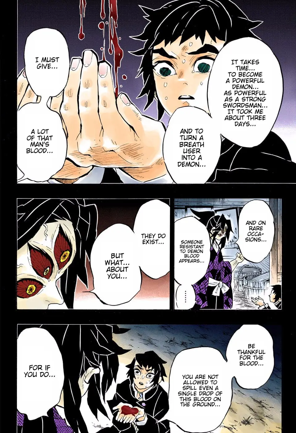 Demon Slayer Infinity Castle Colored Manga, chapter 145, page 4