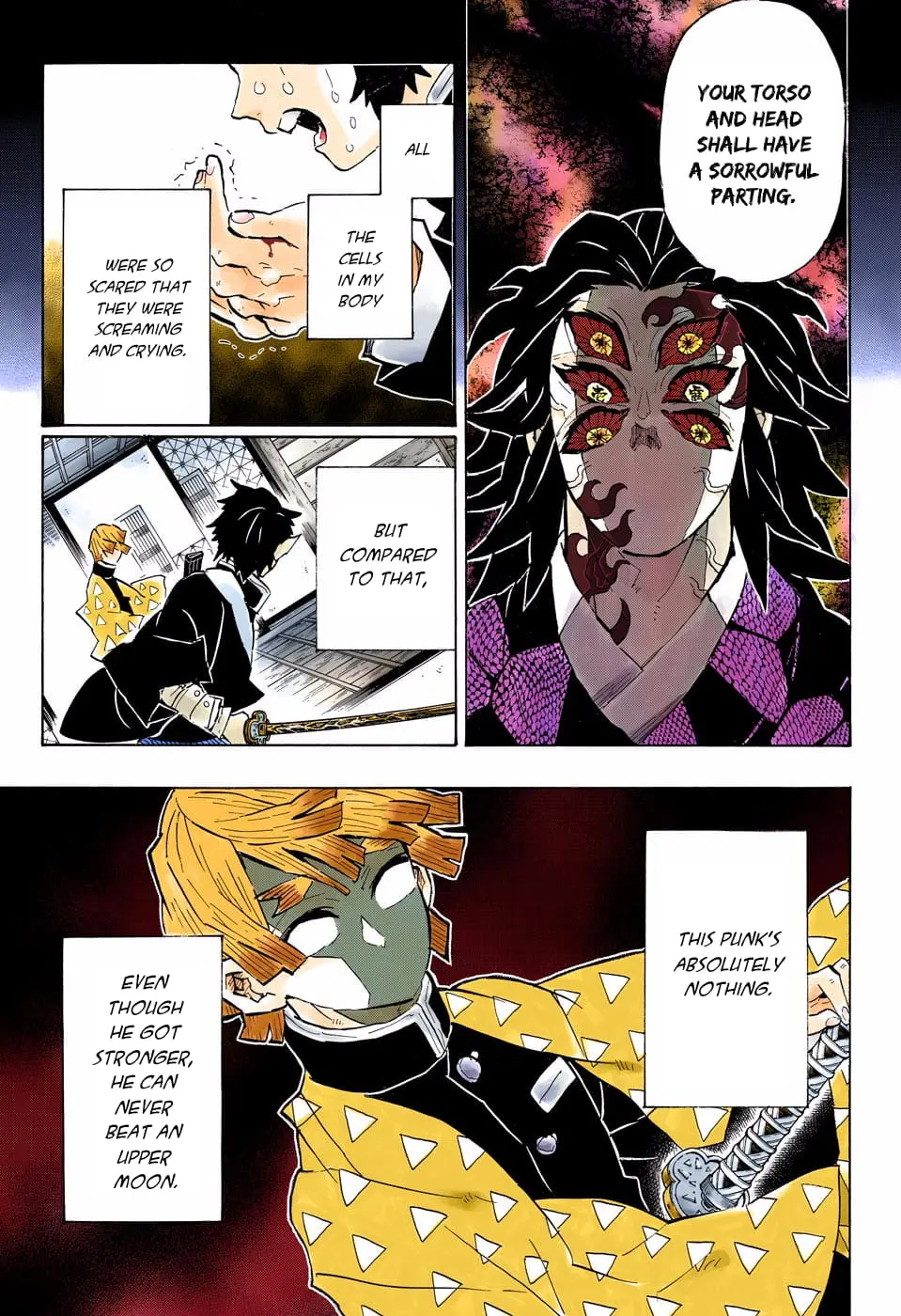 Demon Slayer Infinity Castle Colored Manga, chapter 145, page 5