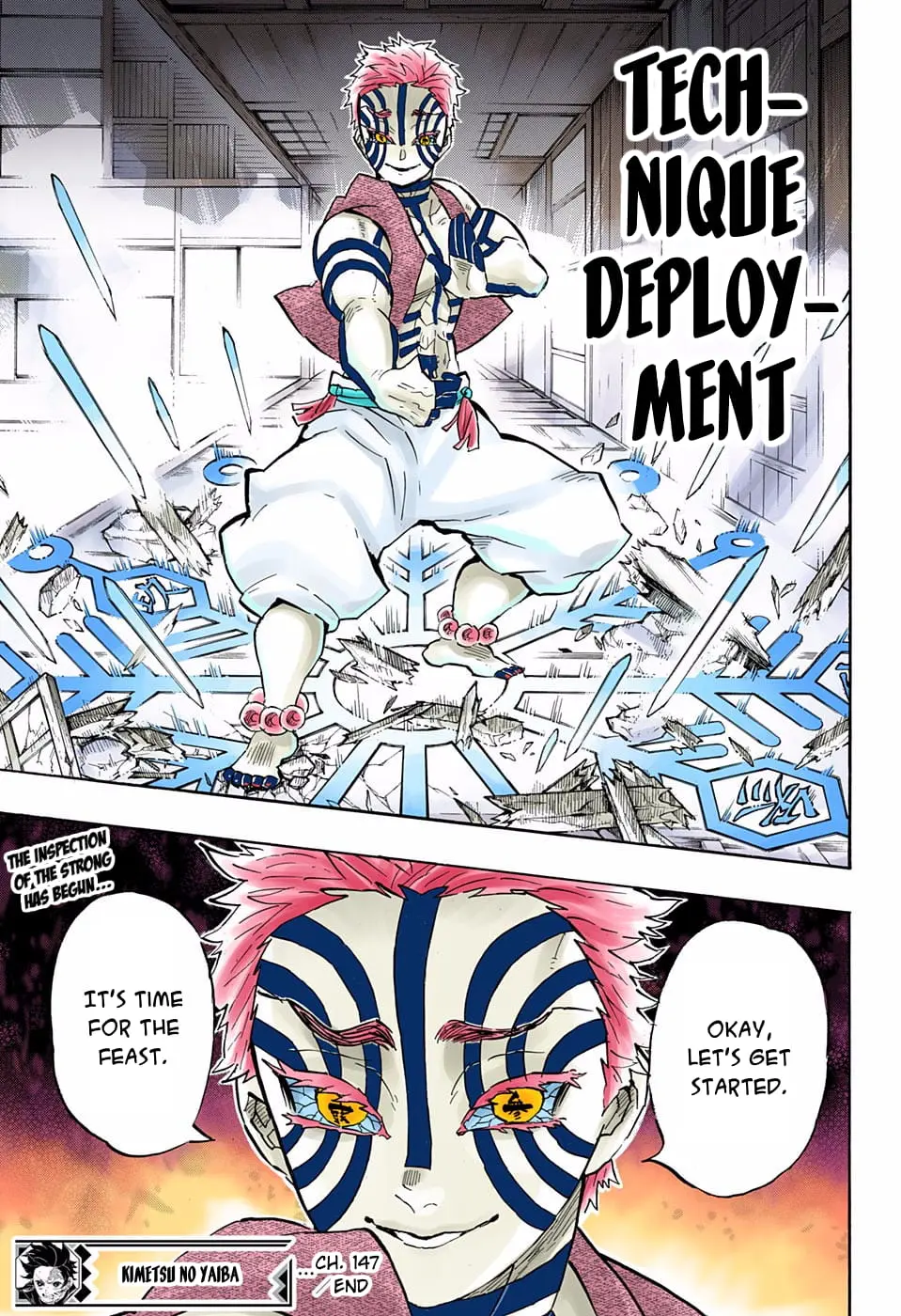 Demon Slayer Infinity Castle Colored Manga, chapter 147, page 20