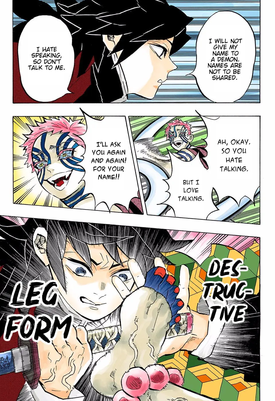 Demon Slayer Infinity Castle Colored Manga, chapter 148, page 11