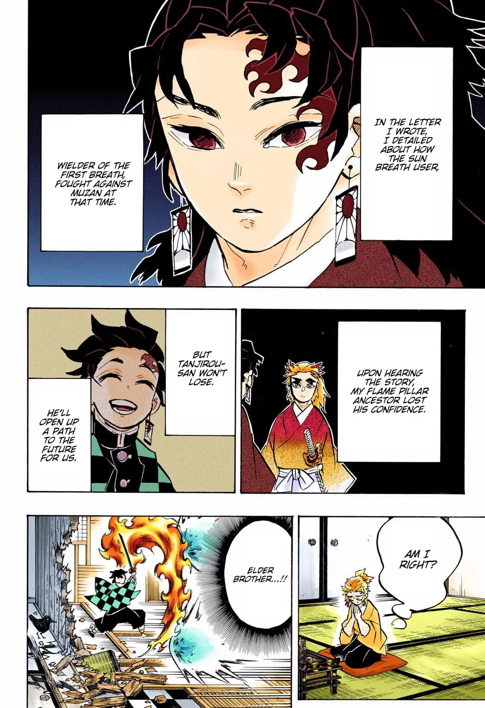 Demon Slayer Infinity Castle Colored Manga, chapter 149, page 14