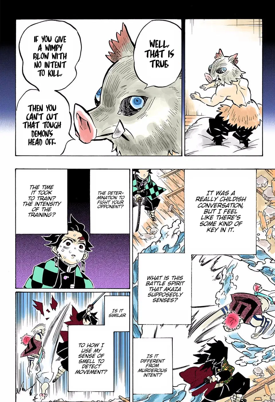 Demon Slayer Infinity Castle Colored Manga, chapter 150, page 14