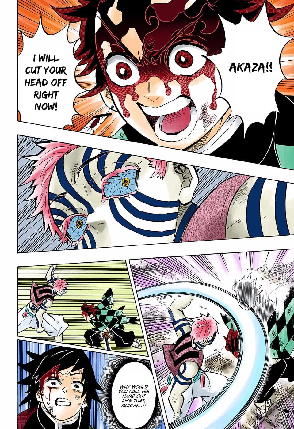 Demon Slayer Infinity Castle Colored Manga, chapter 152, page 17