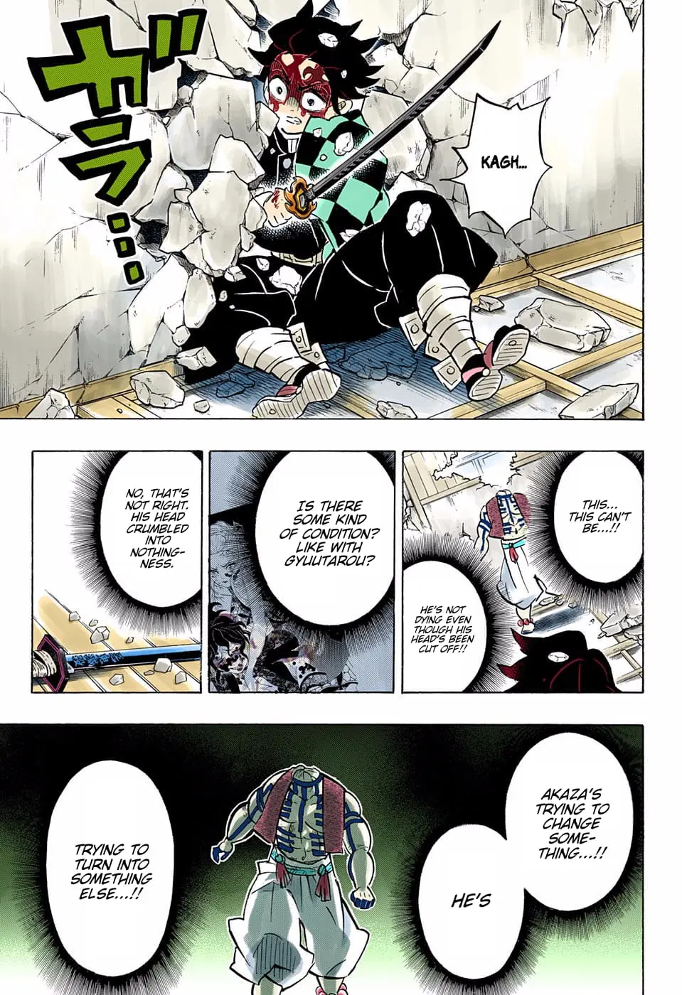 Demon Slayer Infinity Castle Colored Manga, chapter 153, page 13