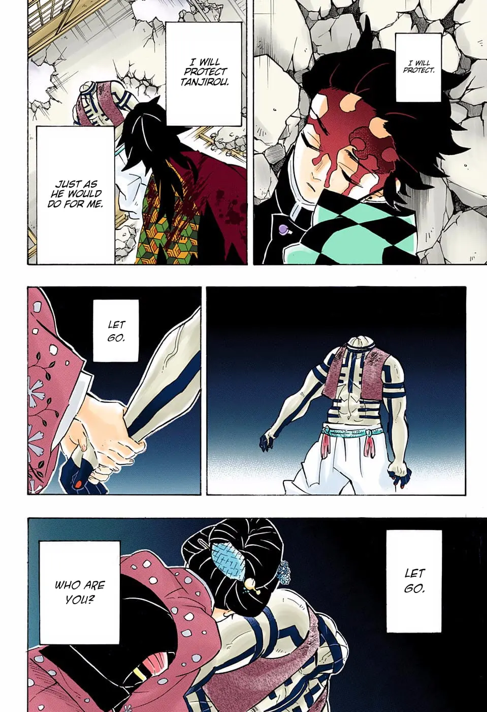 Demon Slayer Infinity Castle Colored Manga, chapter 154, page 4