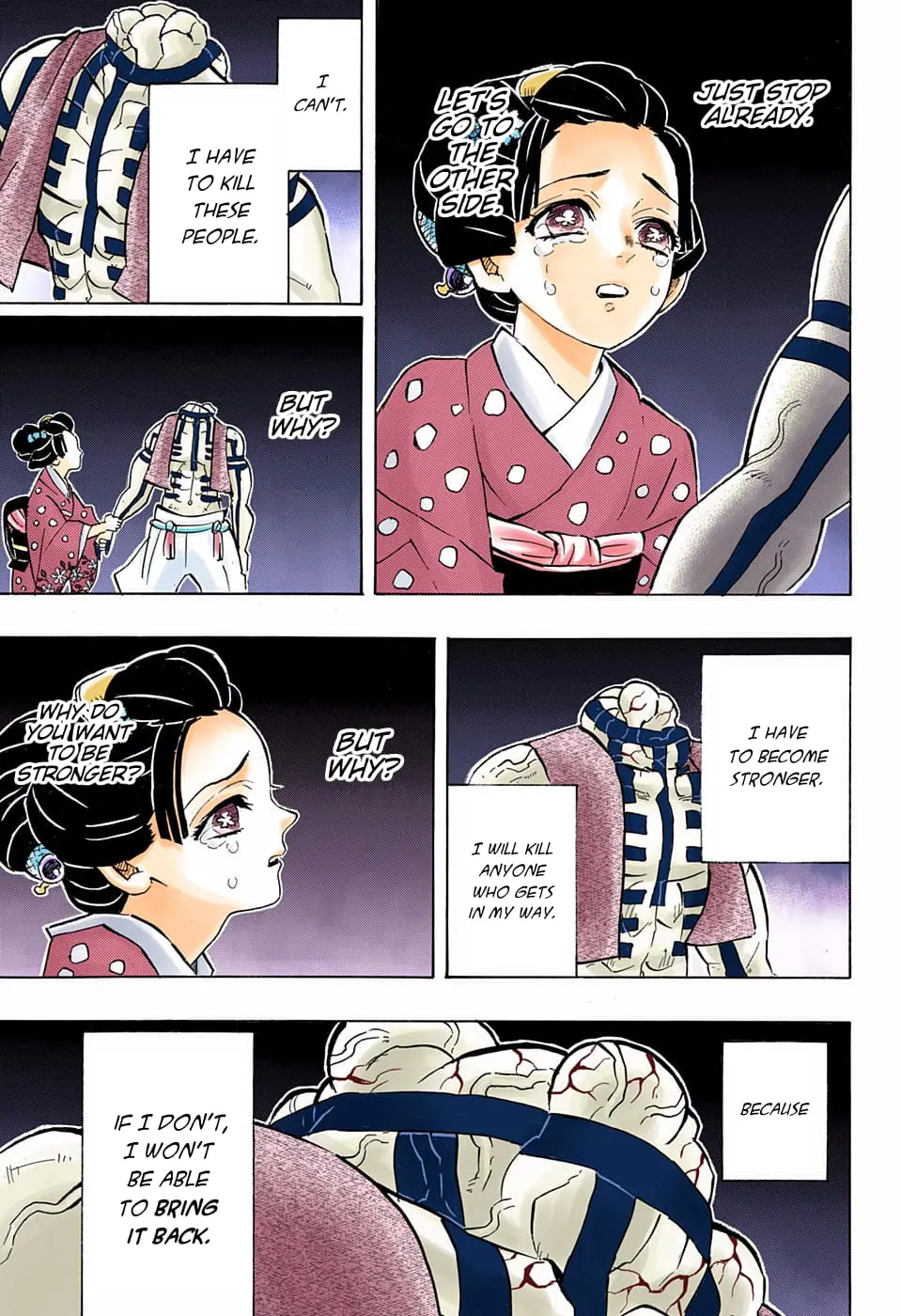 Demon Slayer Infinity Castle Colored Manga, chapter 154, page 5