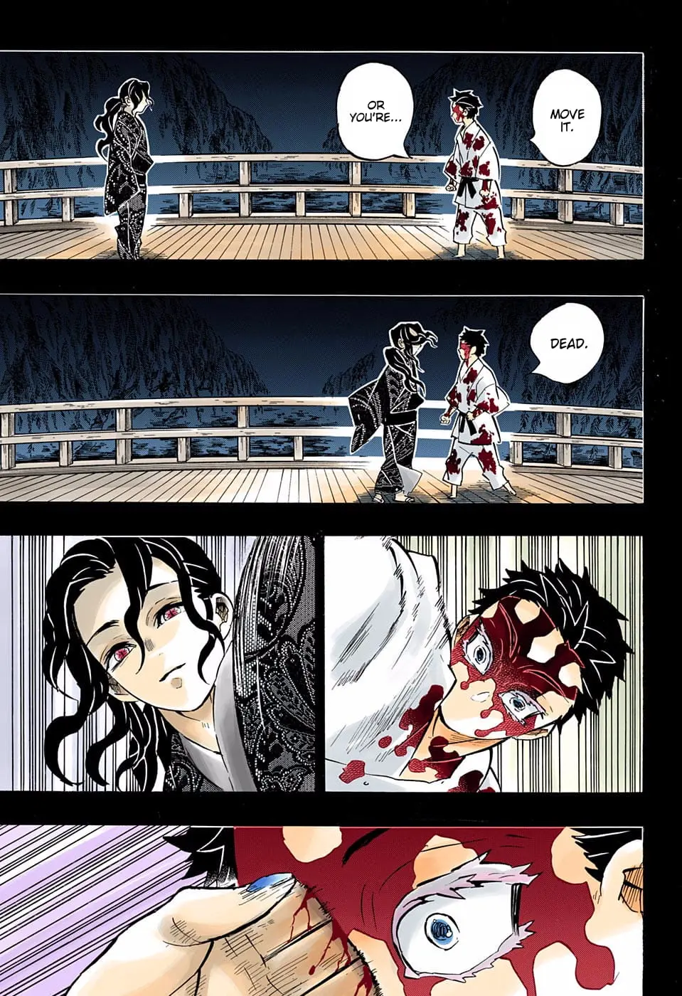 Demon Slayer Infinity Castle Colored Manga, chapter 155, page 17