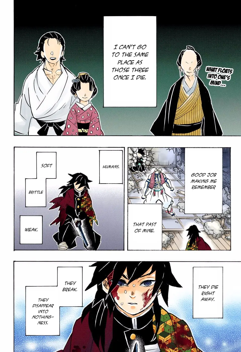 Demon Slayer Infinity Castle Colored Manga, chapter 156, page 2