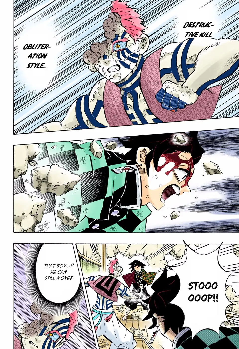Demon Slayer Infinity Castle Colored Manga, chapter 156, page 4