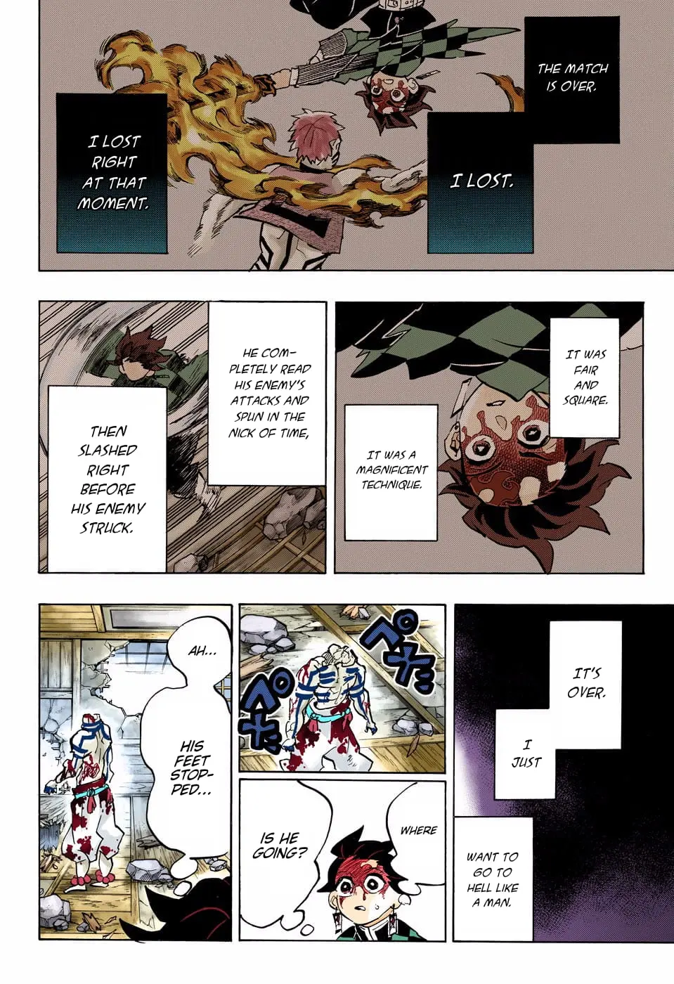 Demon Slayer Infinity Castle Colored Manga, chapter 156, page 14