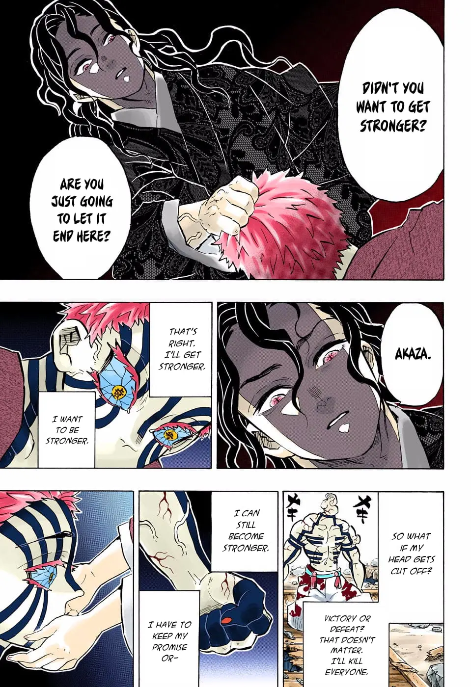 Demon Slayer Infinity Castle Colored Manga, chapter 156, page 17
