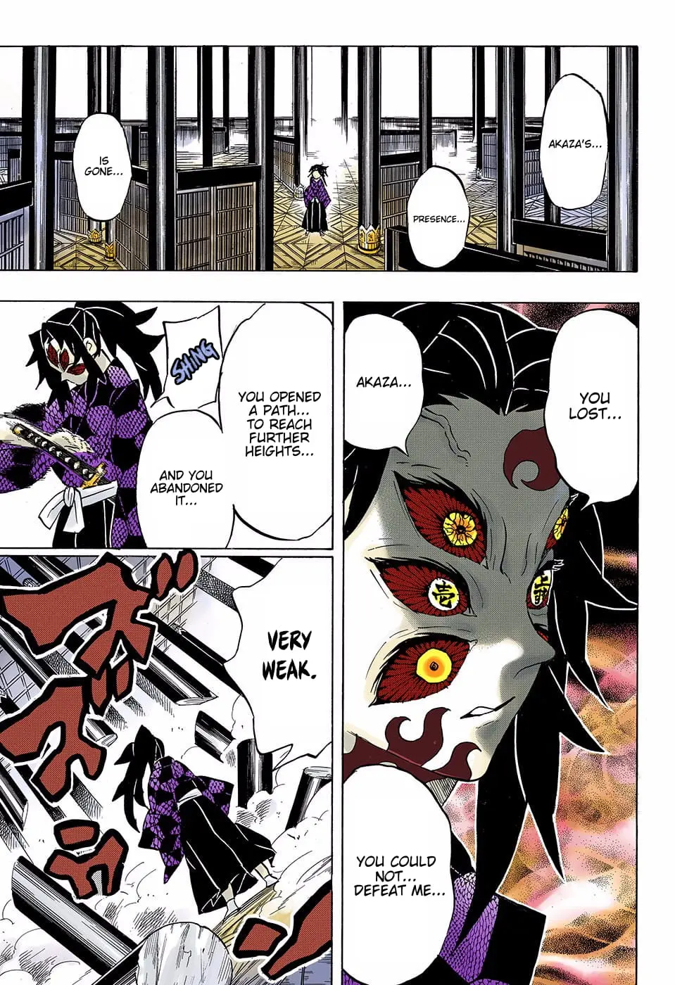 Demon Slayer Infinity Castle Colored Manga, chapter 157, page 5
