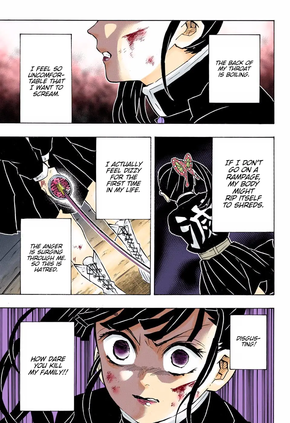 Demon Slayer Infinity Castle Colored Manga, chapter 158, page 3