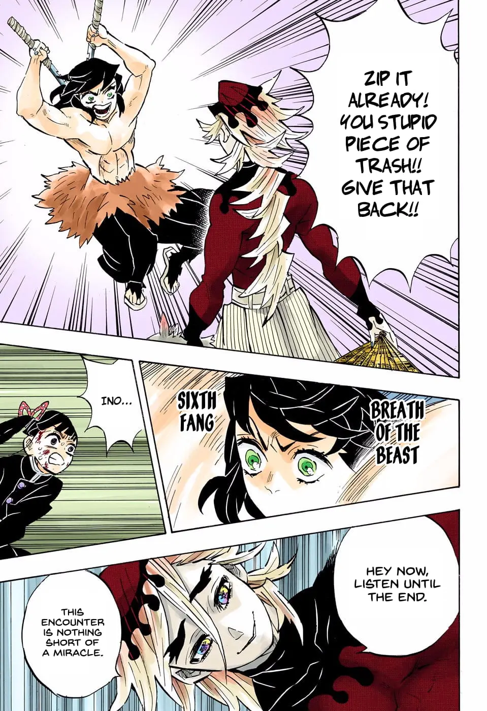 Demon Slayer Infinity Castle Colored Manga, chapter 160, page 7