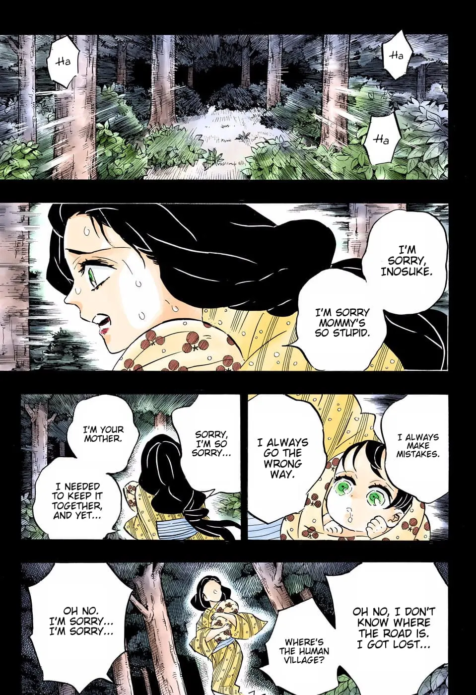 Demon Slayer Infinity Castle Colored Manga, chapter 160, page 13