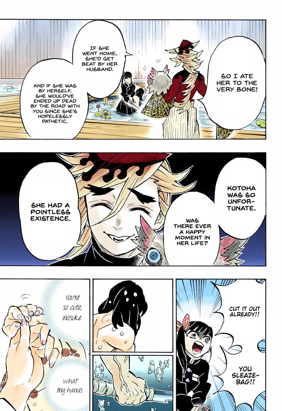 Demon Slayer Infinity Castle Colored Manga, chapter 160, page 17