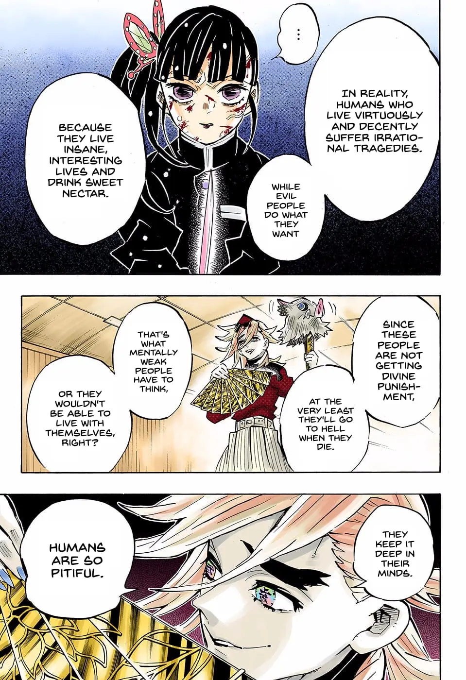 Demon Slayer Infinity Castle Colored Manga, chapter 161, page 3