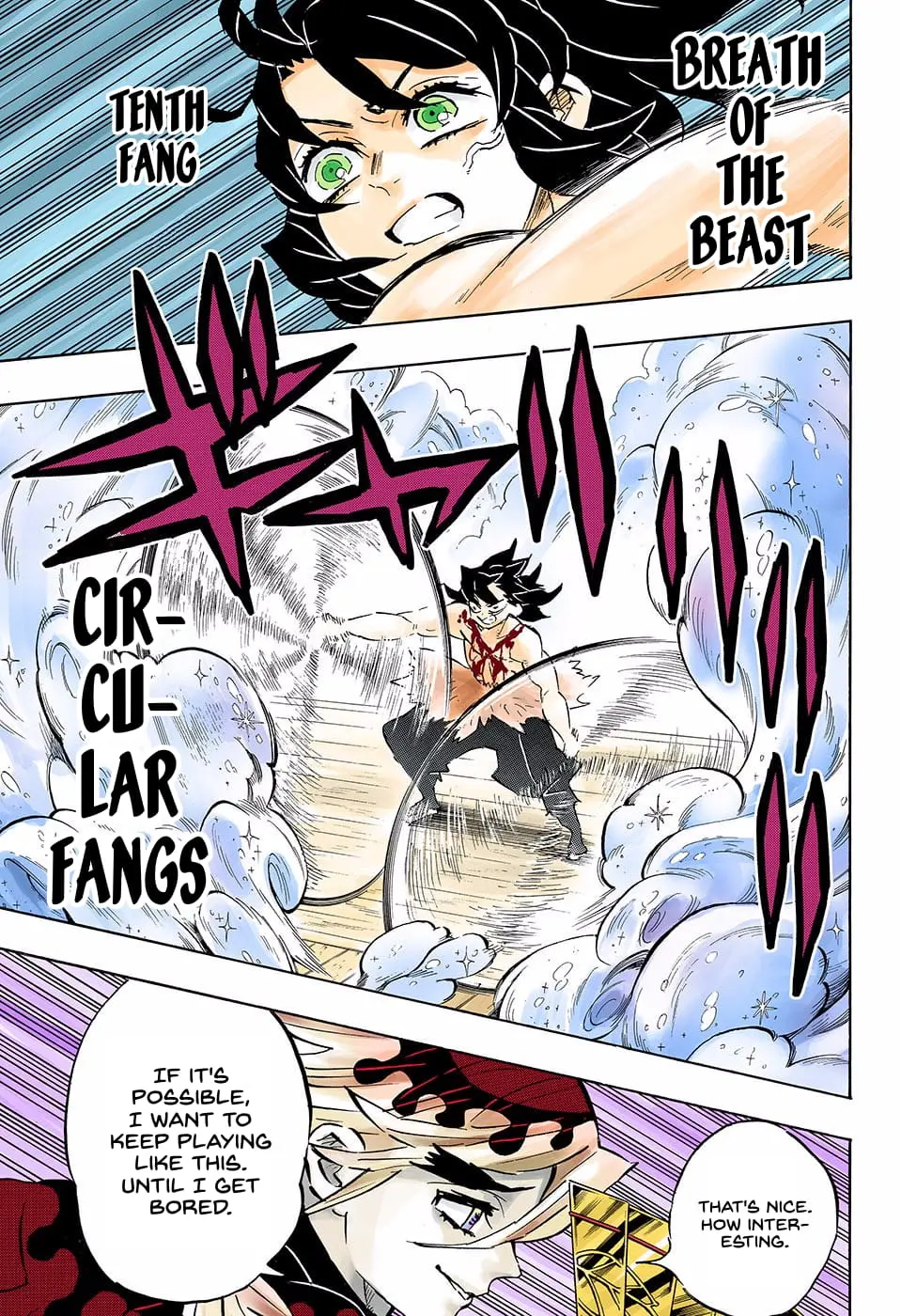 Demon Slayer Infinity Castle Colored Manga, chapter 161, page 5