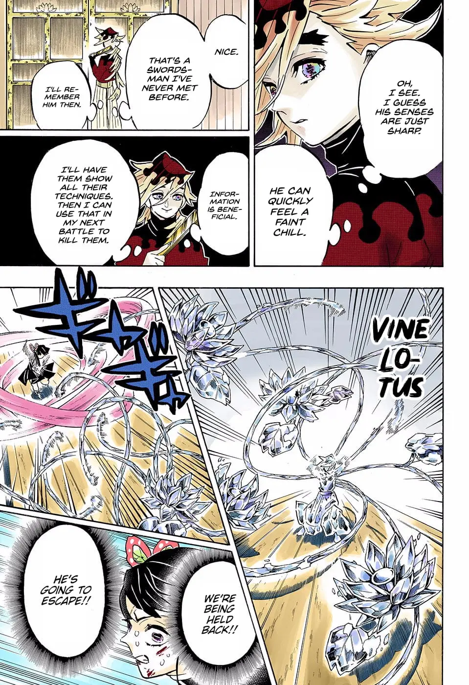 Demon Slayer Infinity Castle Colored Manga, chapter 161, page 13