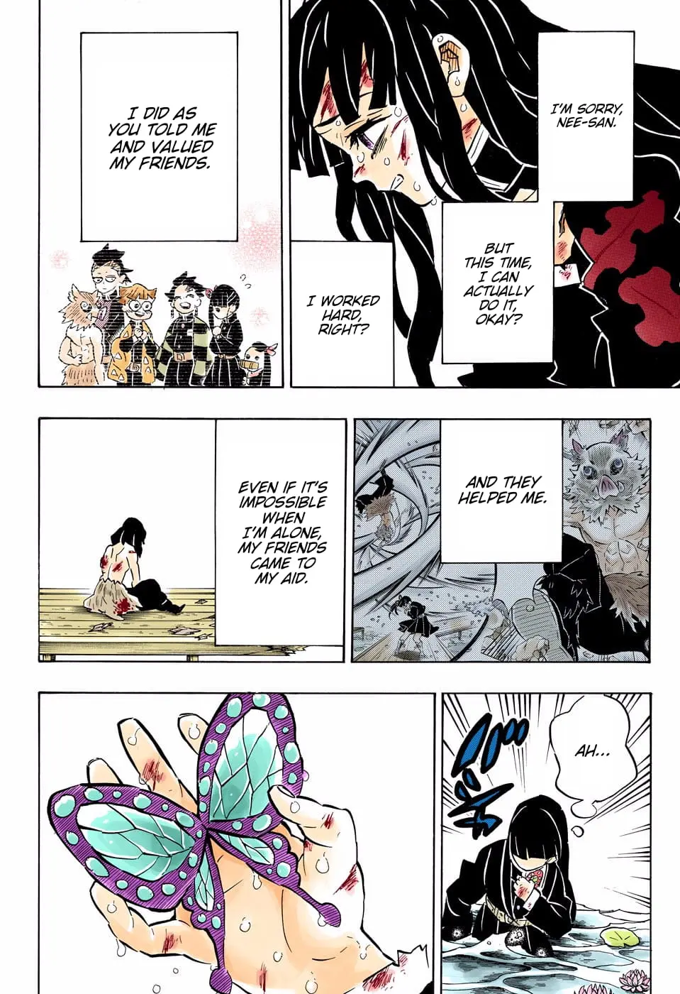 Demon Slayer Infinity Castle Colored Manga, chapter 163, page 17