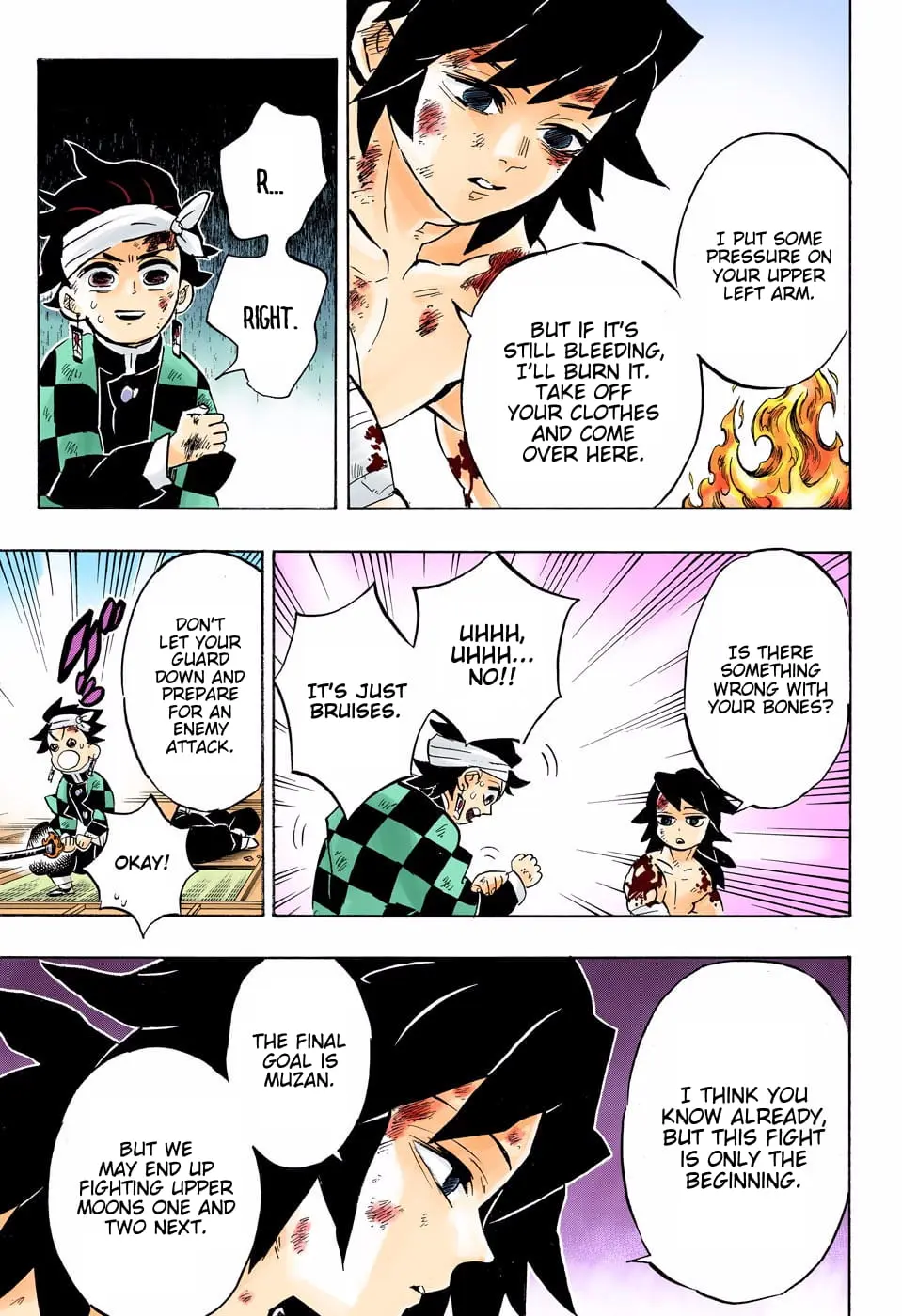 Demon Slayer Infinity Castle Colored Manga, chapter 164, page 3