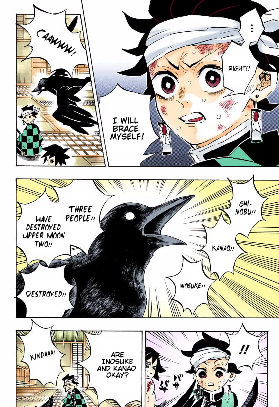 Demon Slayer Infinity Castle Colored Manga, chapter 164, page 4