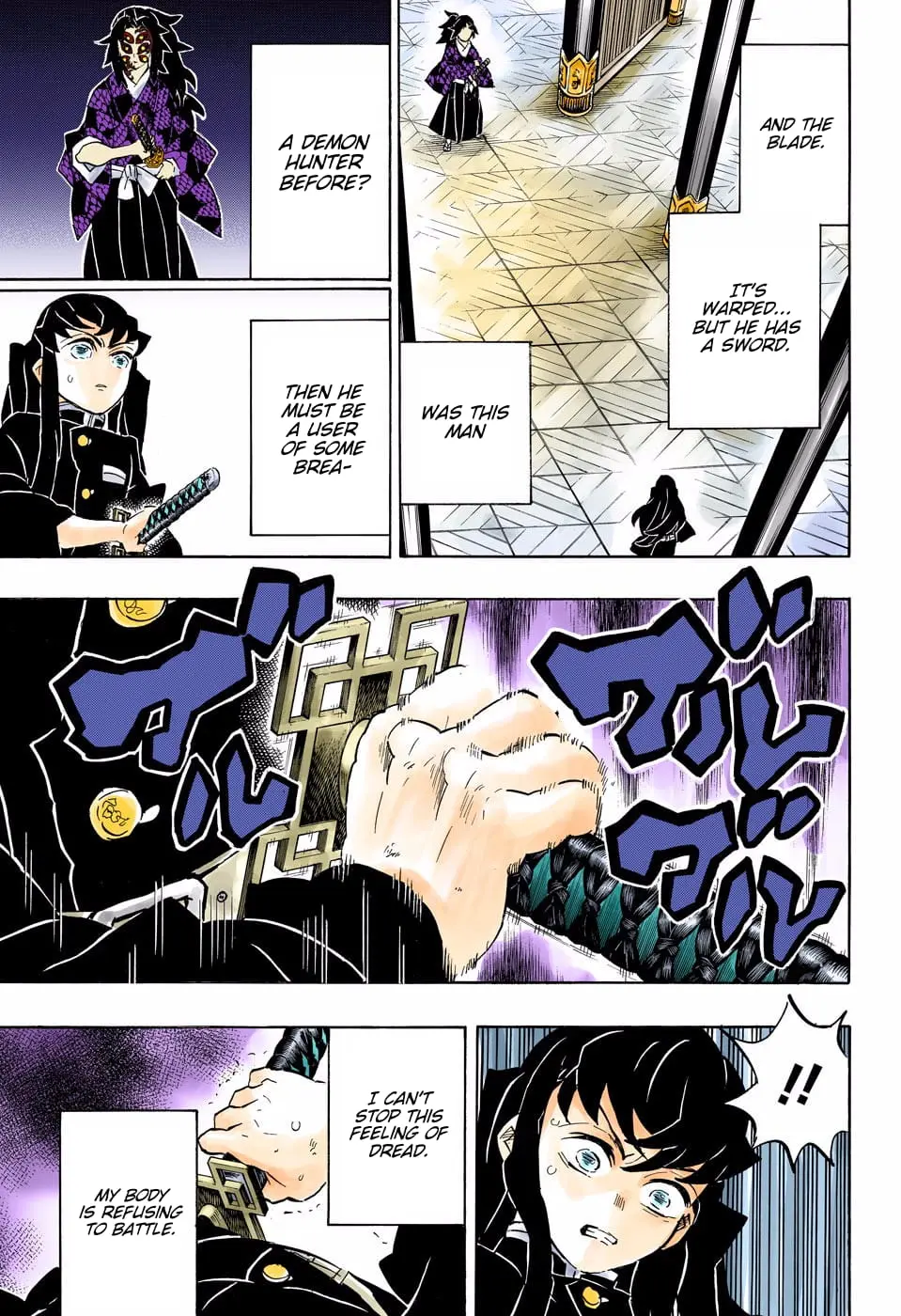 Demon Slayer Infinity Castle Colored Manga, chapter 165, page 3