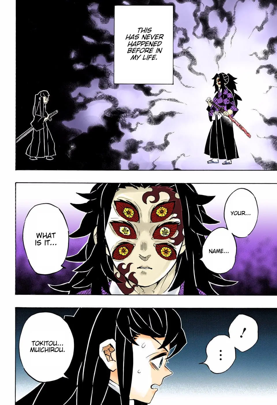 Demon Slayer Infinity Castle Colored Manga, chapter 165, page 4