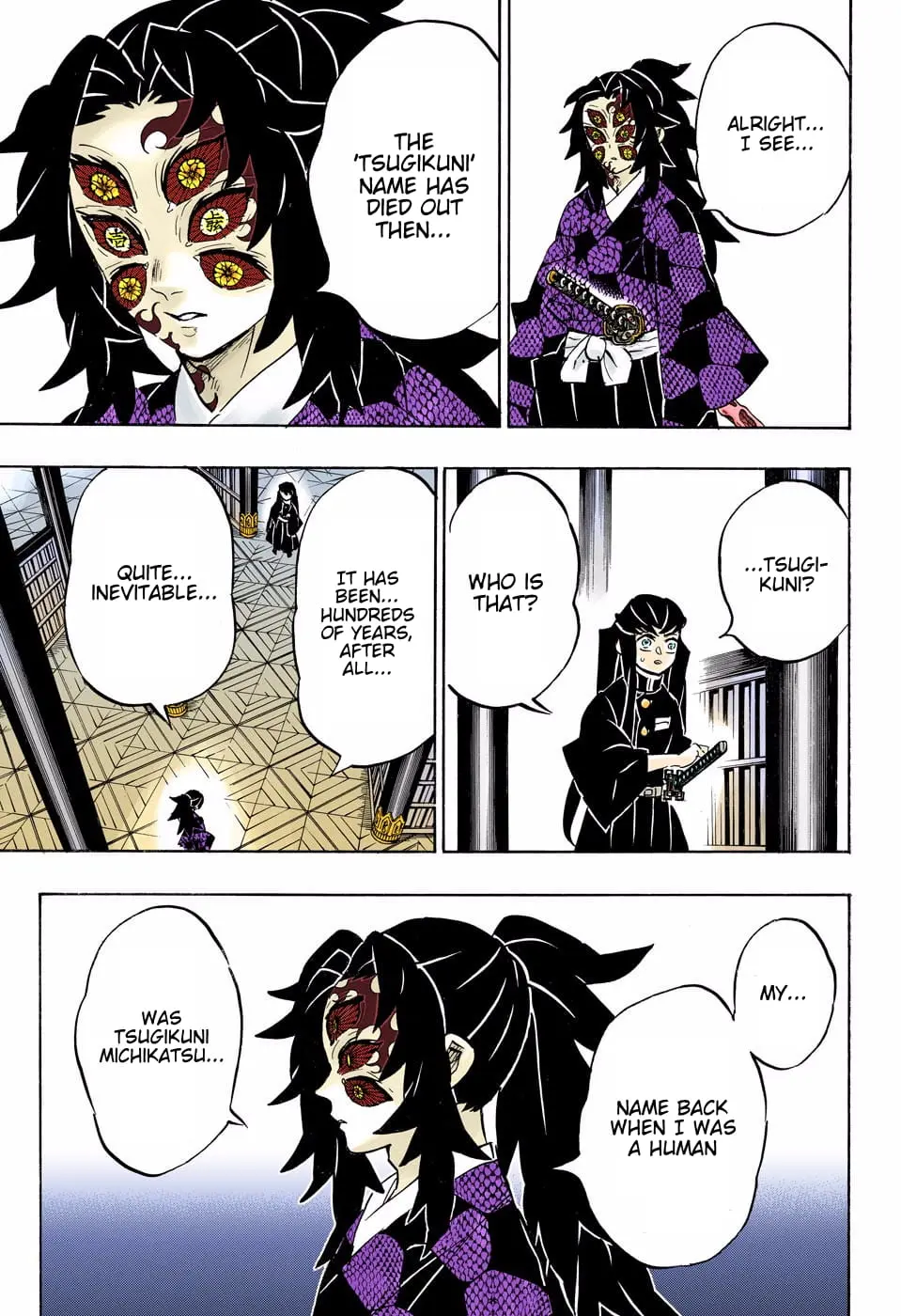 Demon Slayer Infinity Castle Colored Manga, chapter 165, page 5