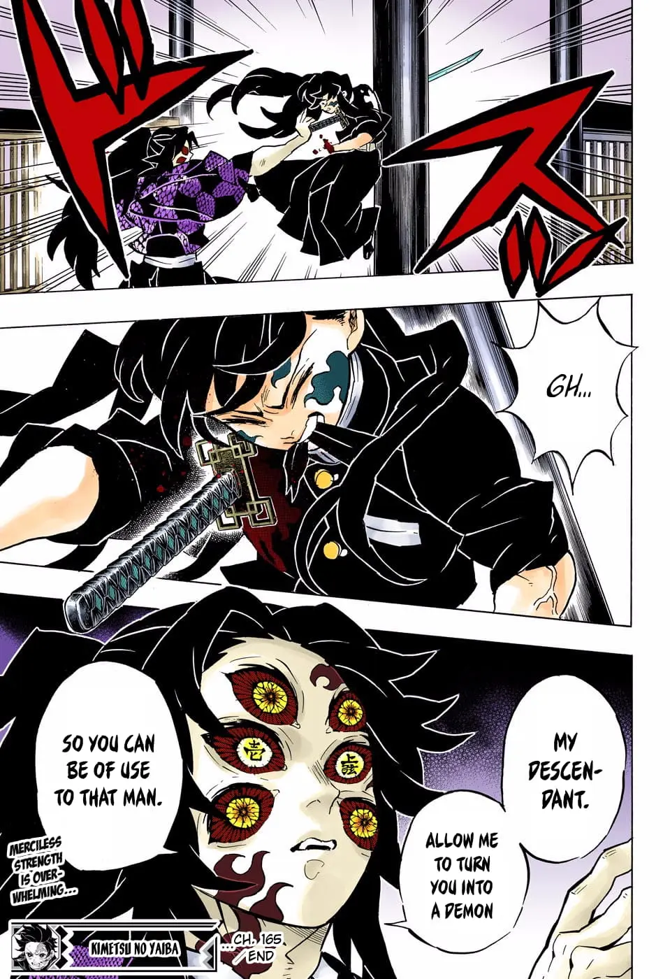 Demon Slayer Infinity Castle Colored Manga, chapter 165, page 18