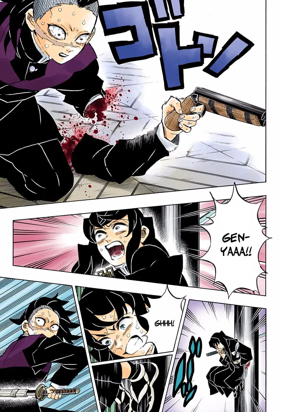 Demon Slayer Infinity Castle Colored Manga, chapter 166, page 5