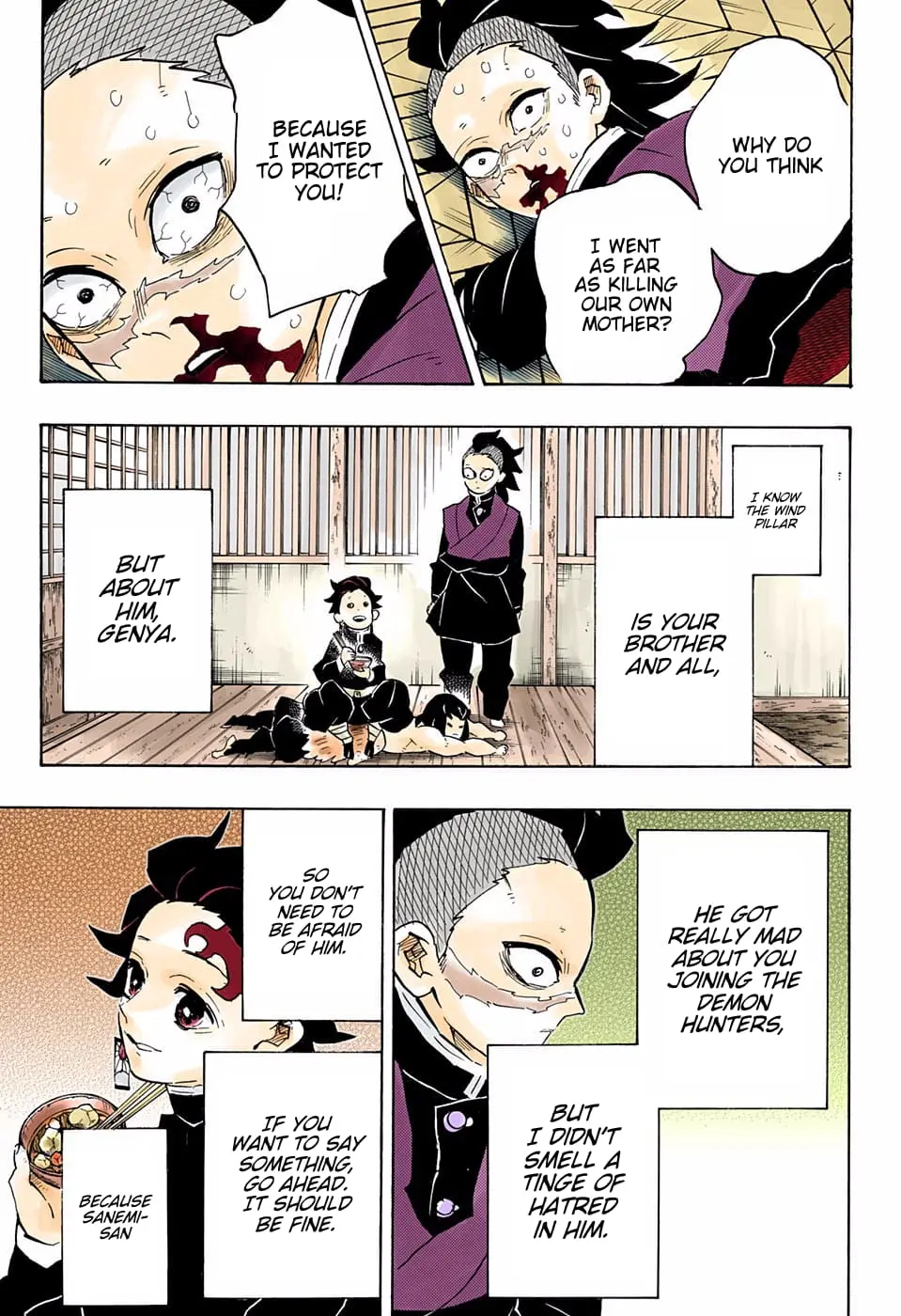 Demon Slayer Infinity Castle Colored Manga, chapter 166, page 13
