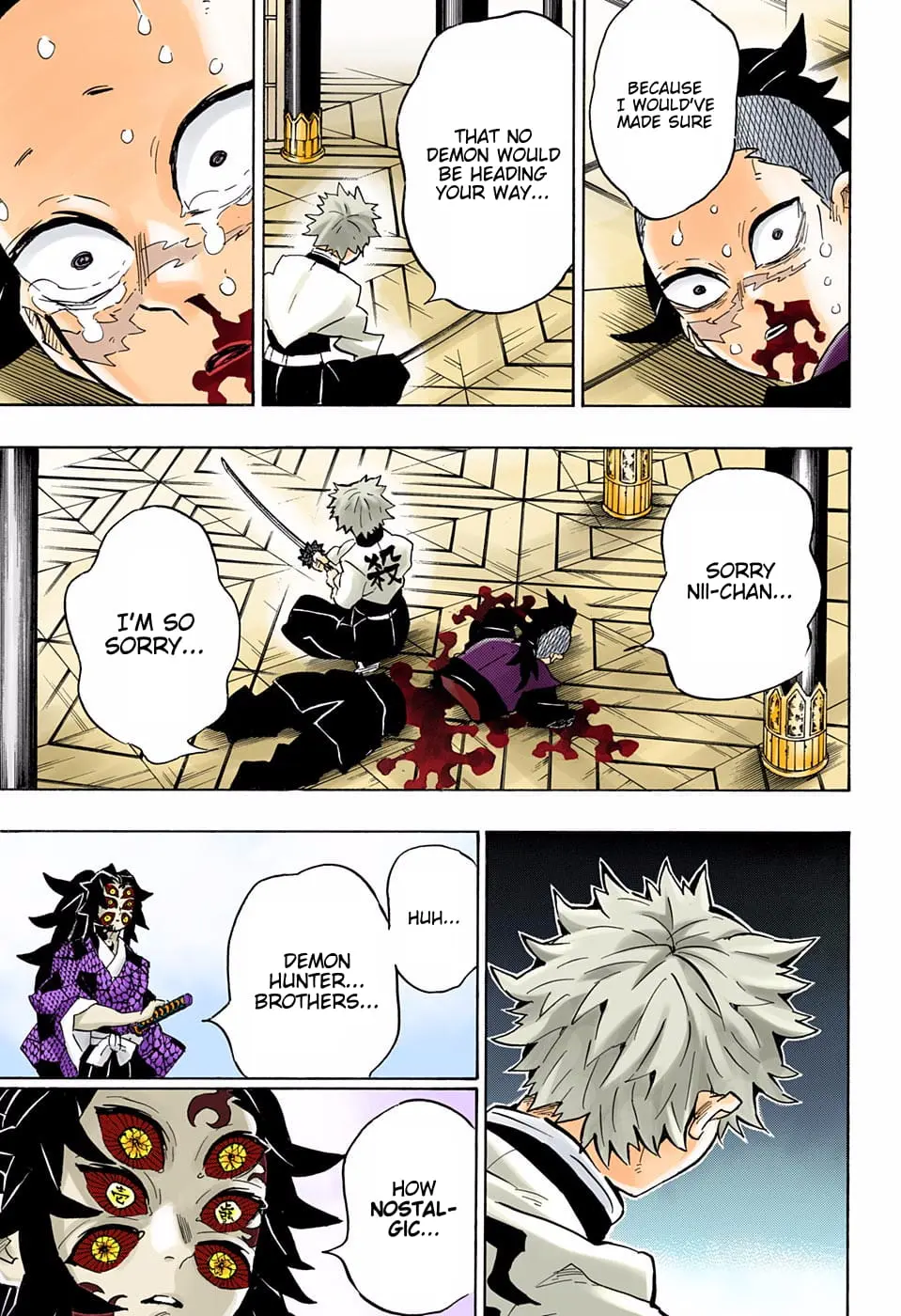 Demon Slayer Infinity Castle Colored Manga, chapter 166, page 15