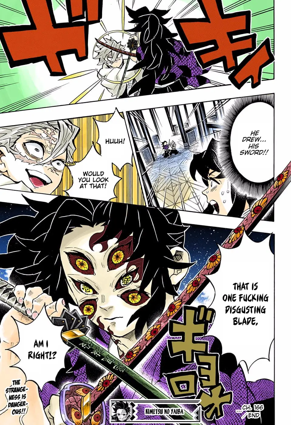 Demon Slayer Infinity Castle Colored Manga, chapter 166, page 19