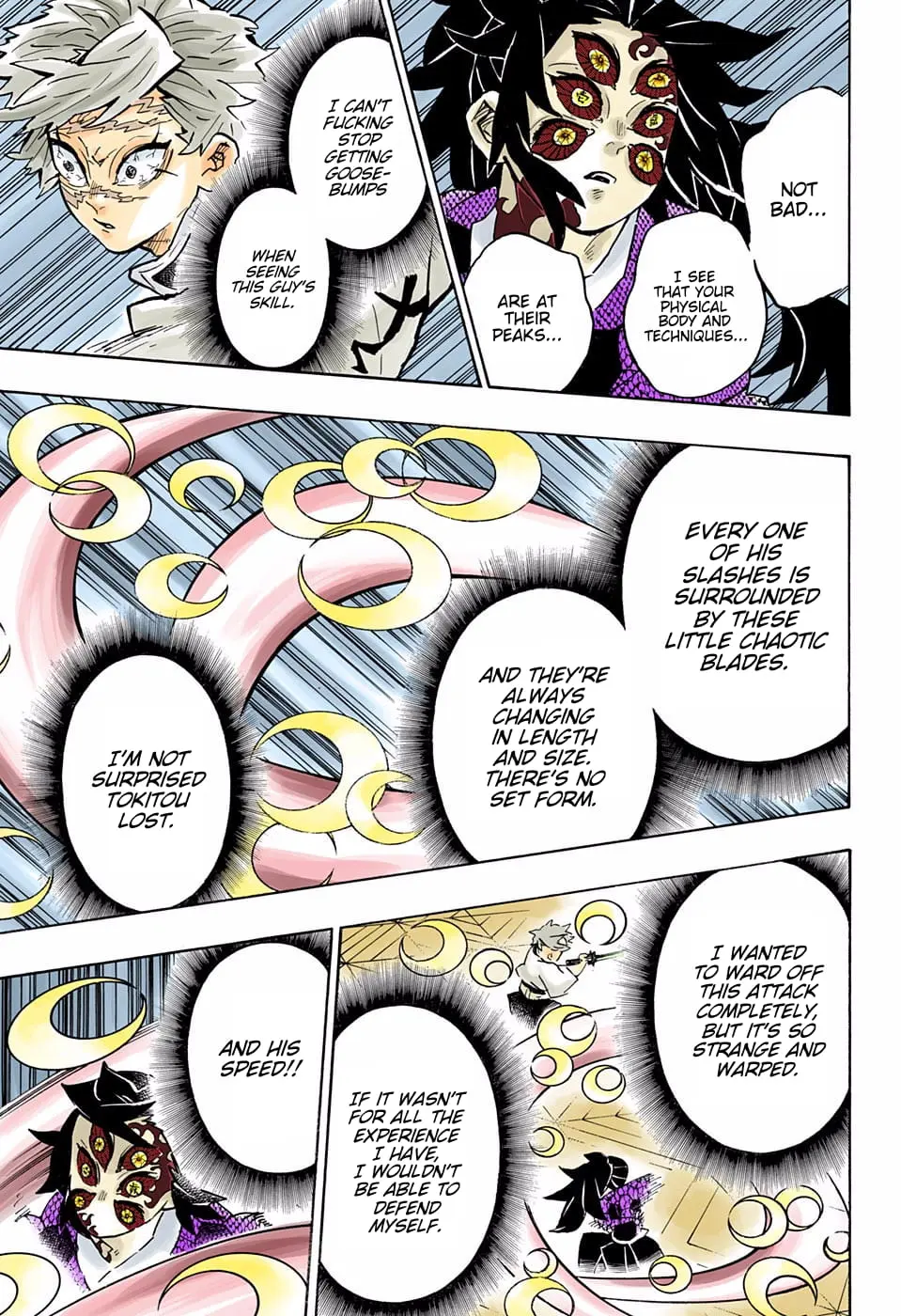 Demon Slayer Infinity Castle Colored Manga, chapter 167, page 5