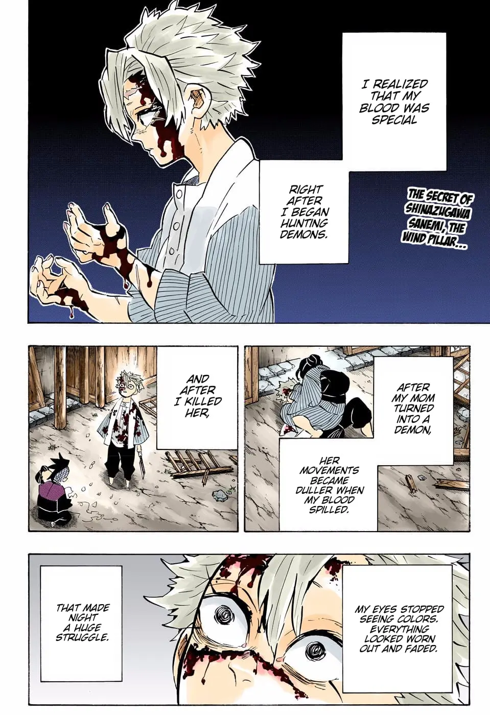 Demon Slayer Infinity Castle Colored Manga, chapter 168, page 2