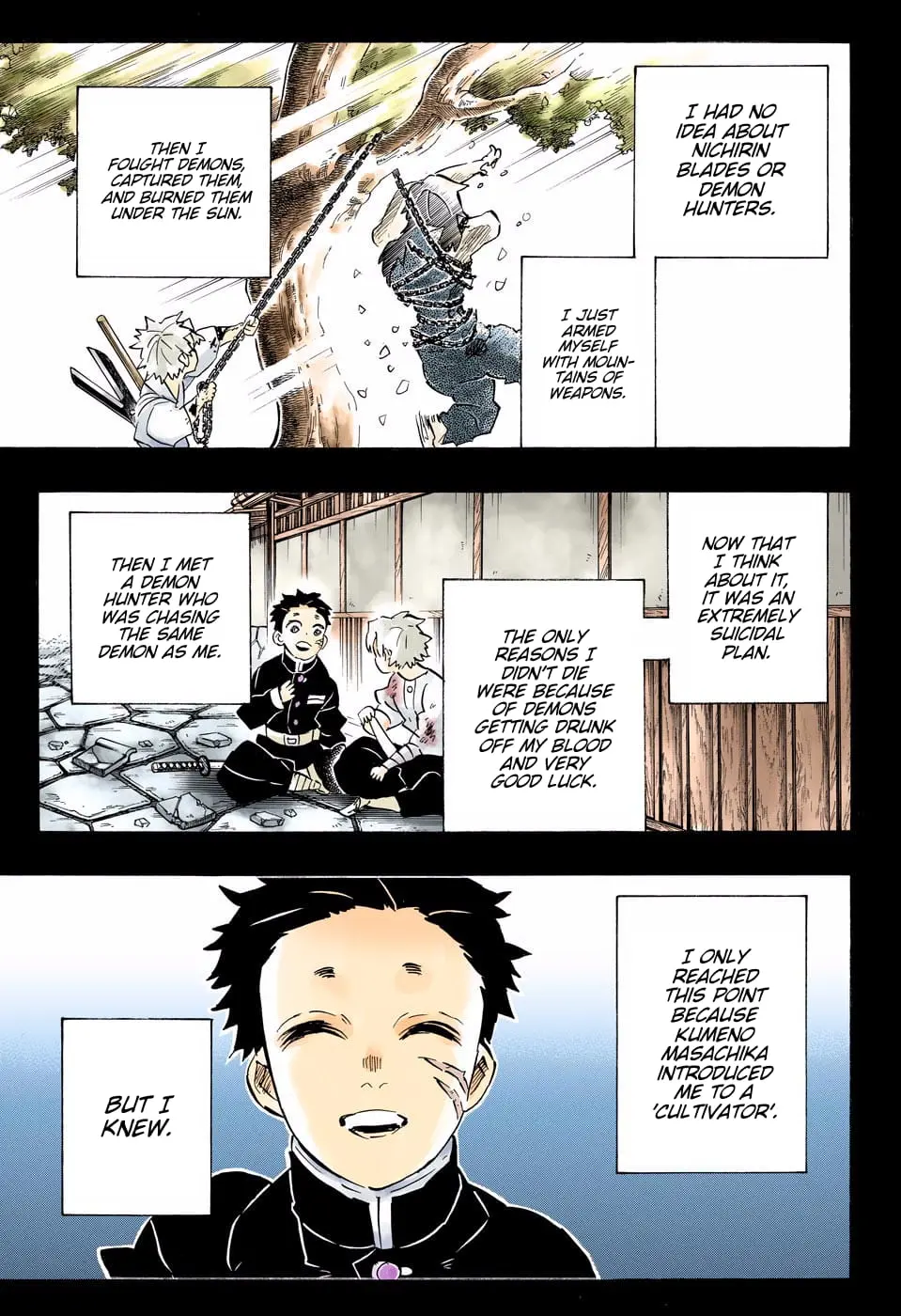 Demon Slayer Infinity Castle Colored Manga, chapter 168, page 3