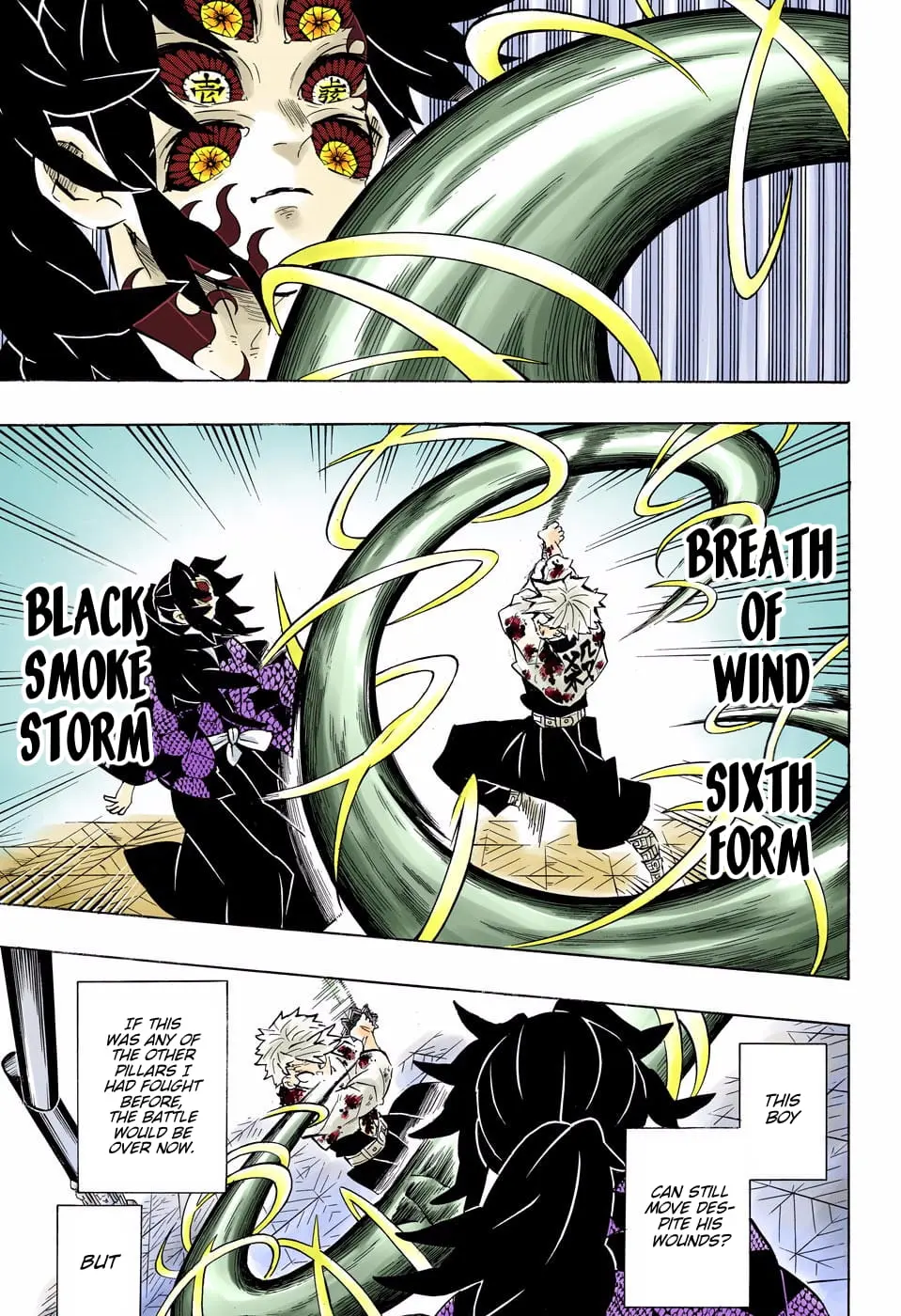 Demon Slayer Infinity Castle Colored Manga, chapter 168, page 5