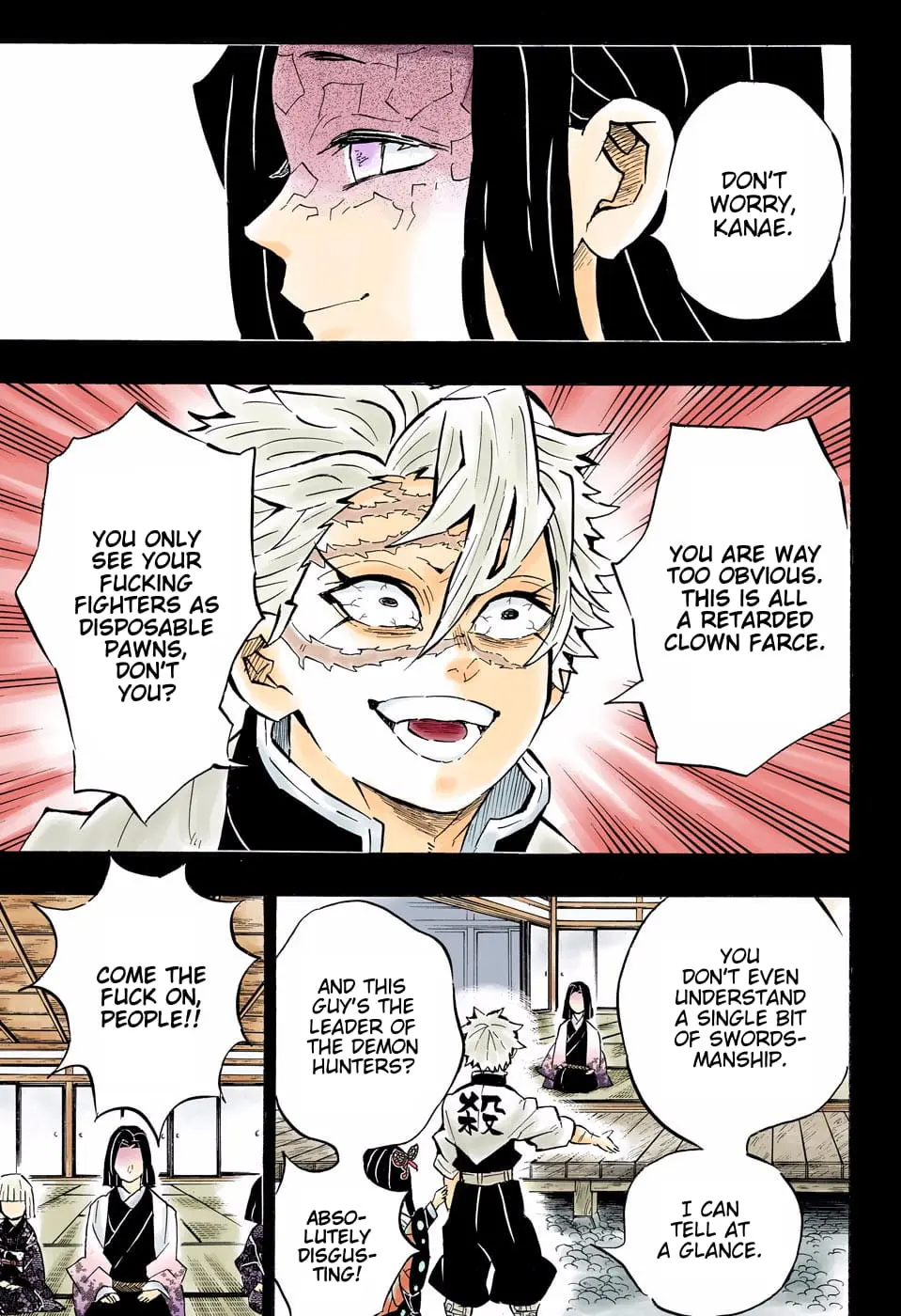 Demon Slayer Infinity Castle Colored Manga, chapter 168, page 11