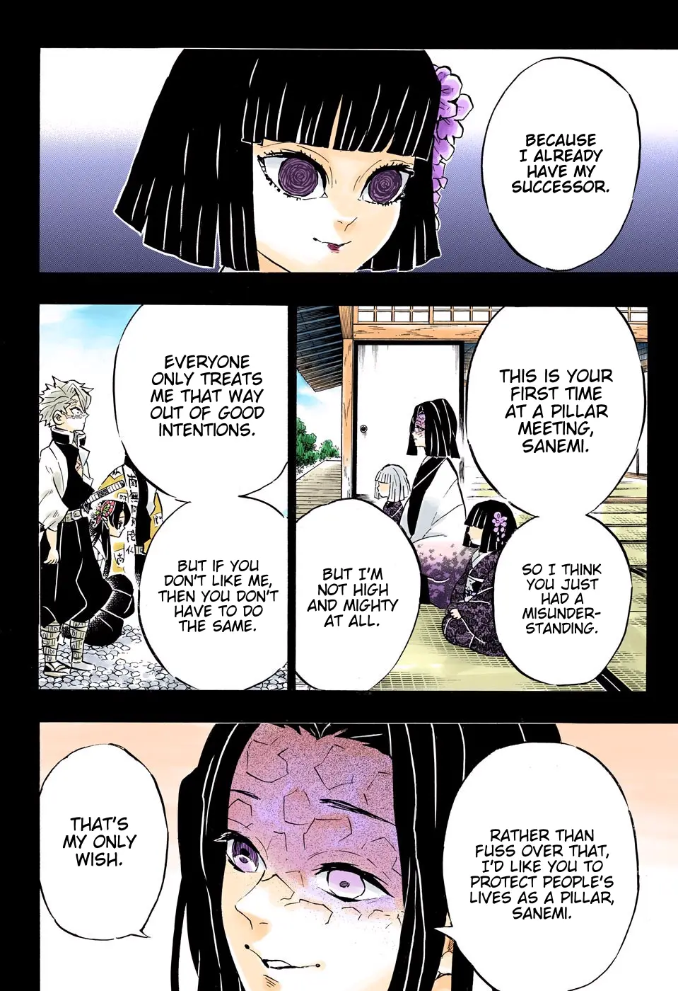 Demon Slayer Infinity Castle Colored Manga, chapter 168, page 14
