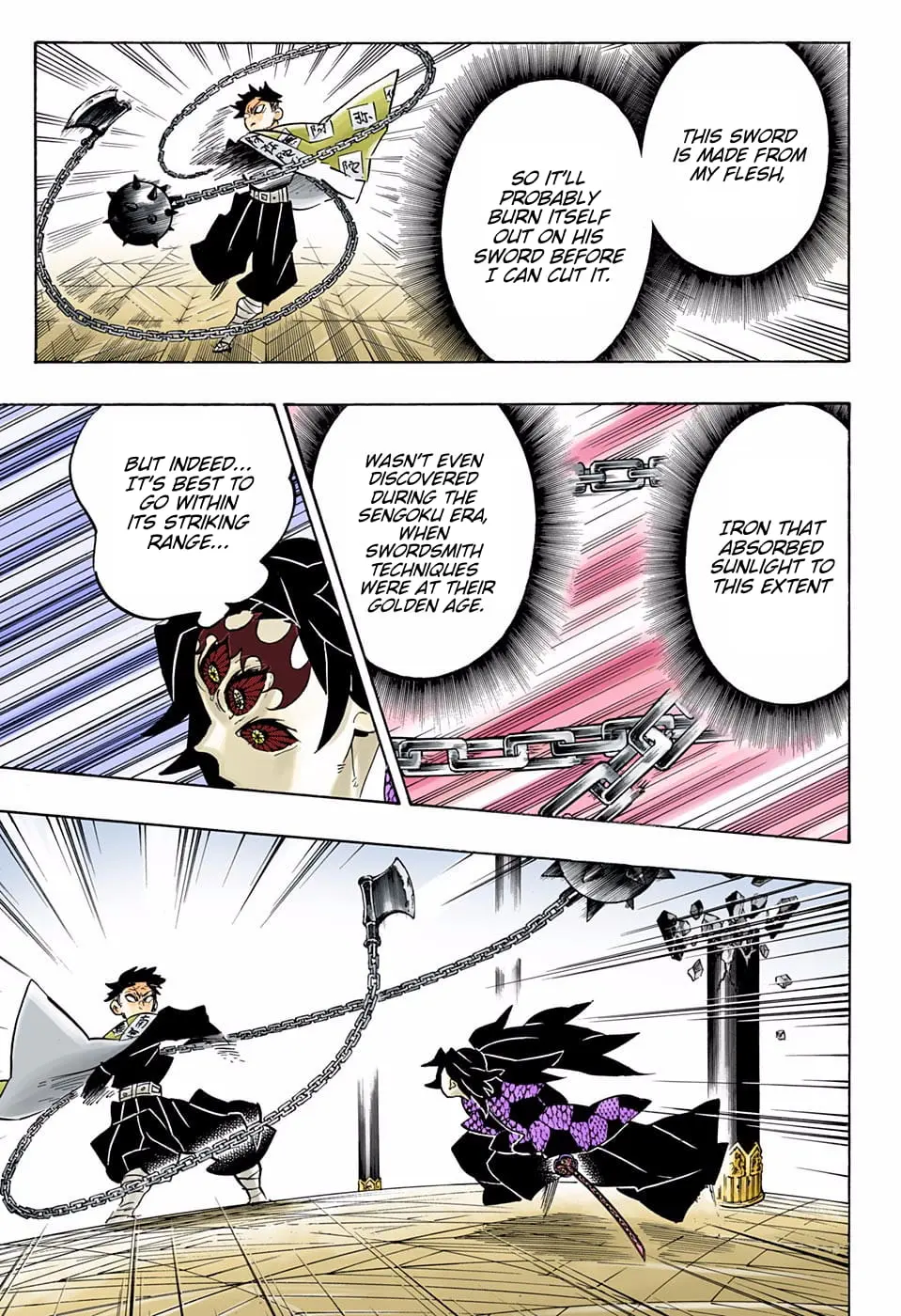 Demon Slayer Infinity Castle Colored Manga, chapter 169, page 11