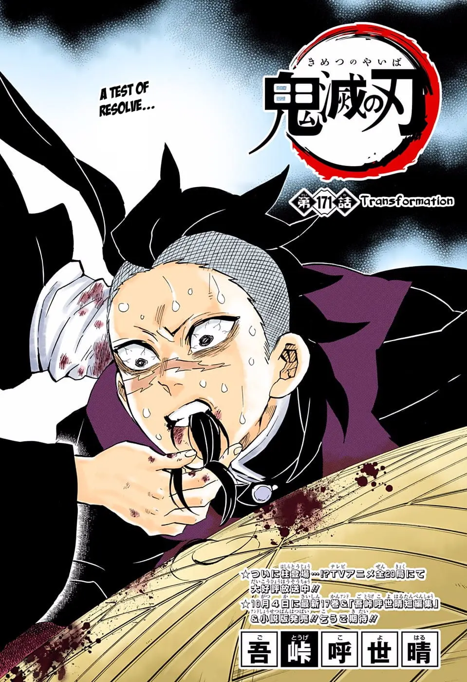 Demon Slayer Infinity Castle Colored Manga, chapter 171, page 1