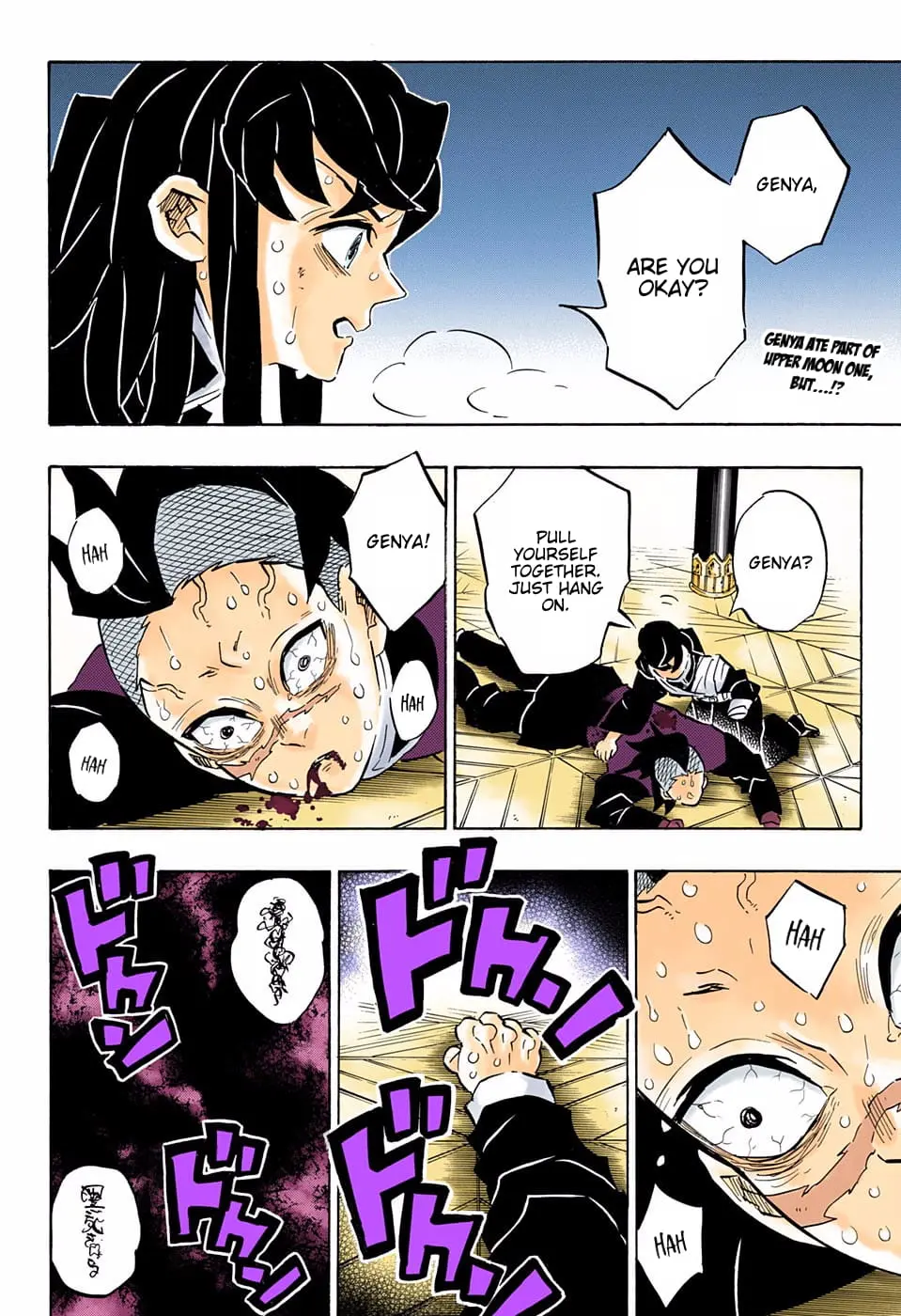 Demon Slayer Infinity Castle Colored Manga, chapter 171, page 2