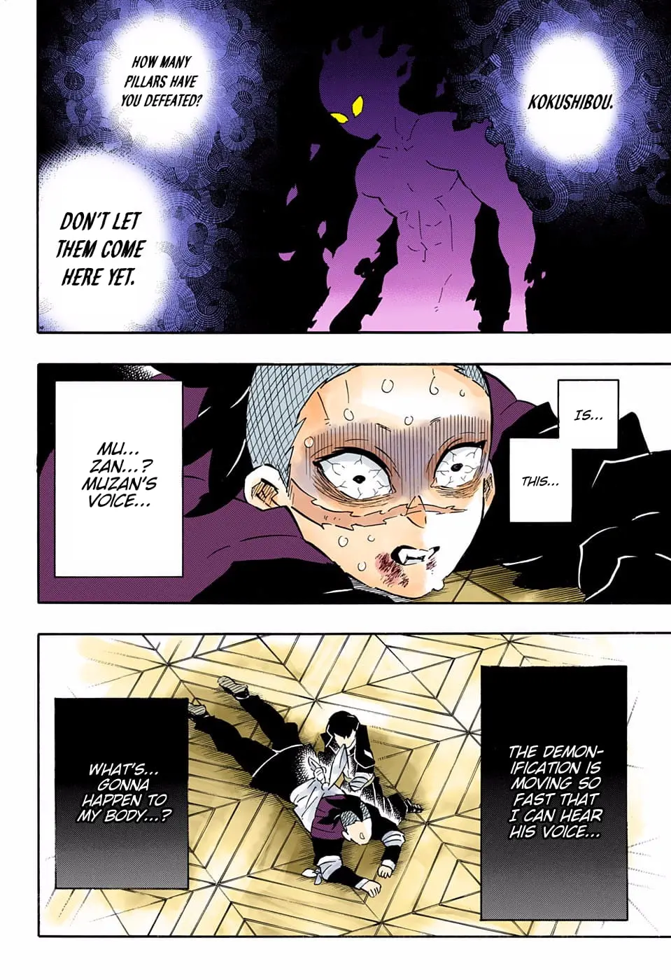 Demon Slayer Infinity Castle Colored Manga, chapter 171, page 4